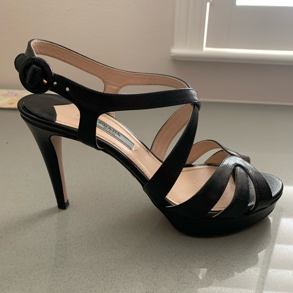 PRADA Platform Heels